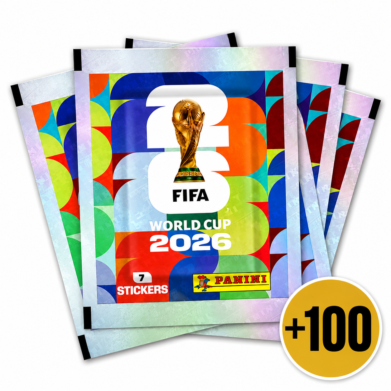 100 Figuritas Panini FIFA World Cup 2026 Originales (1.050 c/u)