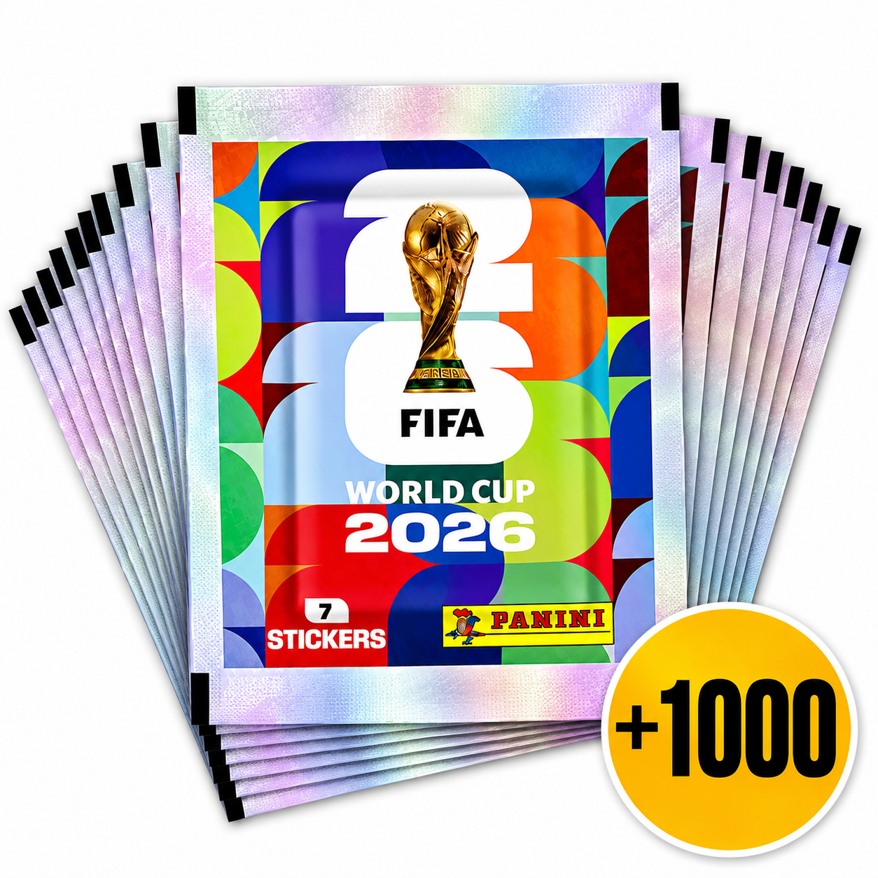 1000 Figuritas Panini FIFA World Cup 2026 Originales (907 c/u)